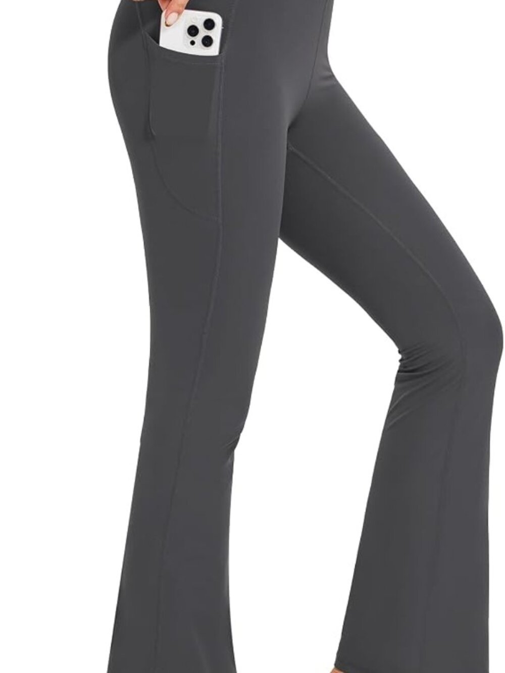 Stelle Bootcut Yoga Pants with Pockets XXL High Waist Tummy Control